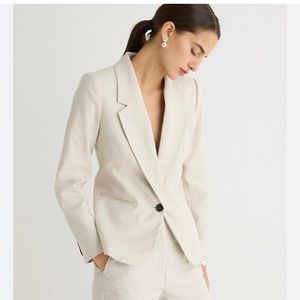 J.Crew Parke Linen Blazer